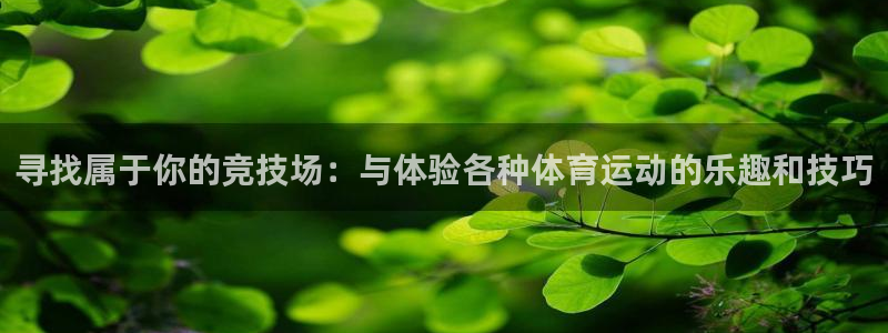 皇冠678体育：寻找属于你的竞技场：与体验各种体育运动的乐趣和技巧