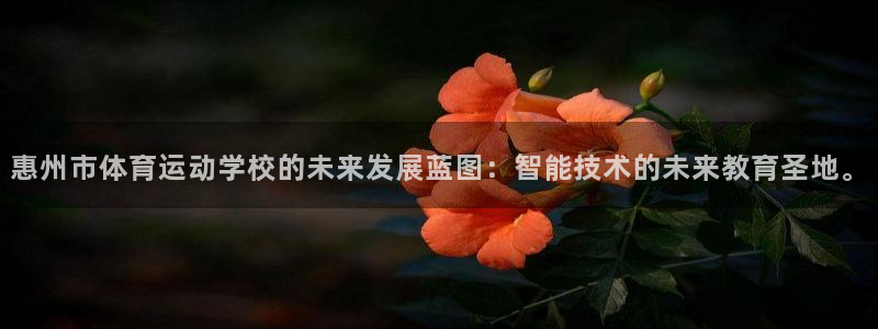678体育知识：惠州市体育运动学校的未来发展蓝图：智能技术的未来教育圣地。
