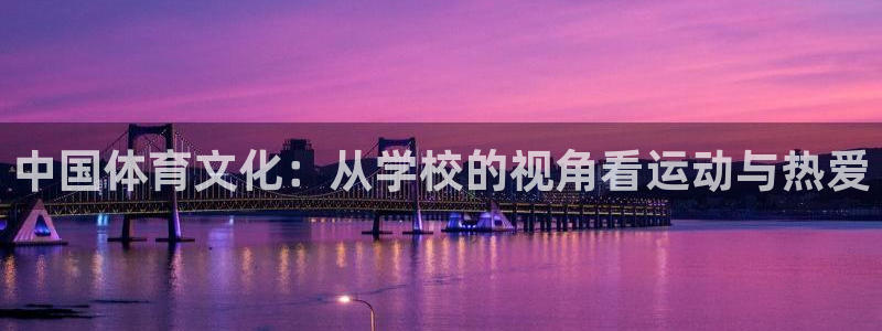 678体育官网地址：中国体育文化：从学校的视角看运动与热爱
