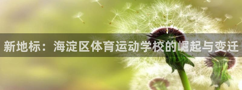 678体育官网：新地标：海淀区体育运动学校的崛起与变迁